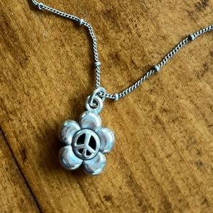 Brighton Daisy Peace Necklace
